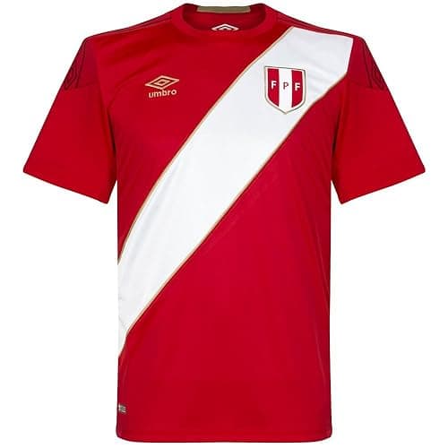 Umbro 2018-2019 Peru Away Football Soccer T-Shirt Maillot