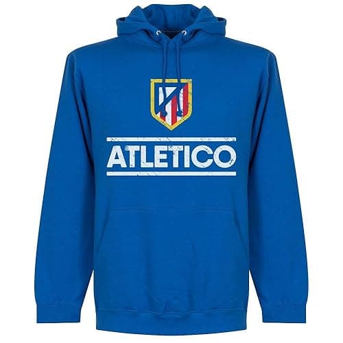 Retake Atletico griez Homme No7 Capuche Pulover - Bleu