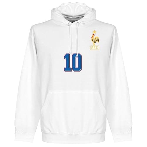 Retake 1998 Zidane N ° 10 Sweat à Capuche - Blanc - vue 1