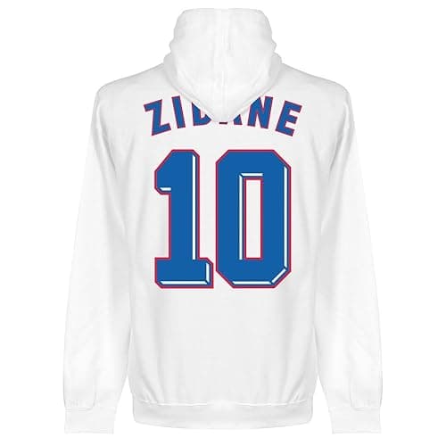 Retake 1998 Zidane N ° 10 Sweat à Capuche - Blanc - vue 2