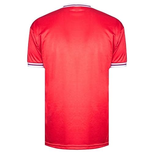 Scoredraw Angleterre Rétro 1982 Coupe du Monde Extérieur - Maillot de Foot - Rouge/Blanc/Bleu