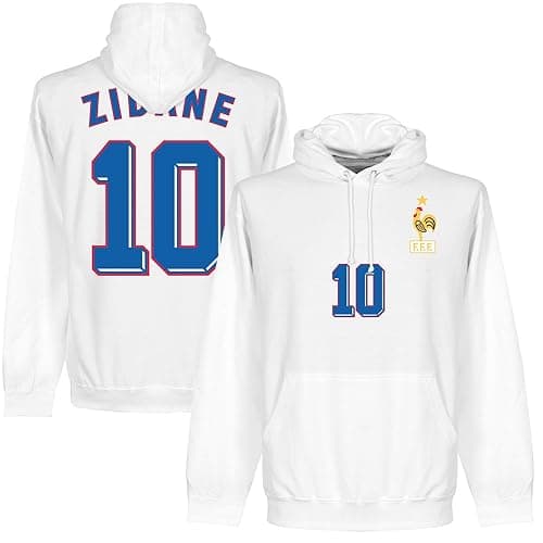 Retake 1998 Zidane N ° 10 Sweat à Capuche - Blanc - vue 3