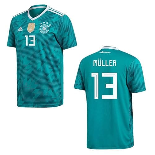 adidas DFB Deutschland Maillot Away Enfant WM 2018 - Müller 13 - vue 1