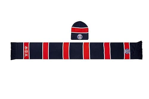 PARIS SAINT GERMAIN Coffret Echarpe + Bonnet PSG - collection officielle Taille unique Adulte et grand ado - vue 1
