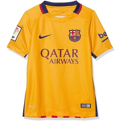 Nike FCB Barcelona FC enfant Auswärts Maillot 2015/2016, Jaune - vue 1