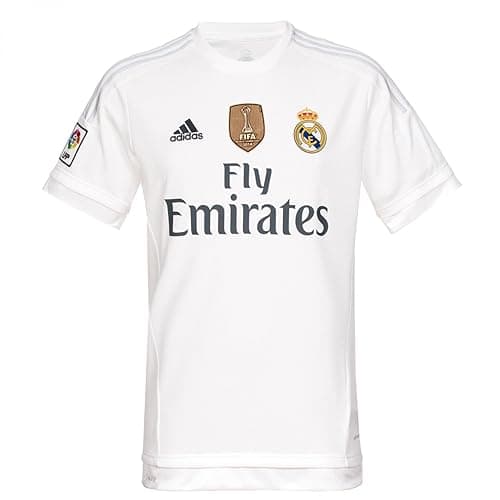 adidas FC Real Madrid Domicile 2015/2016-shirt avec l'insigne de Champion du Monde pour Homme