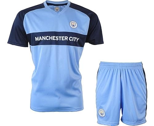 Manchester City Ensemble Maillot + Short Collection Officielle - Taille Enfant garçon - vue 3