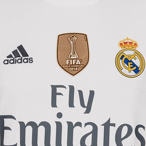 adidas FC Real Madrid Domicile 2015/2016-shirt avec l'insigne de Champion du Monde pour Homme - vue 2