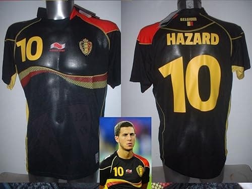 Belgique Burrda Sport Adulte XL XXL Eden Hazard Bnwt NEUF pour homme Jersey de football Soccer Chelsea Coupe du monde de football - vue 2