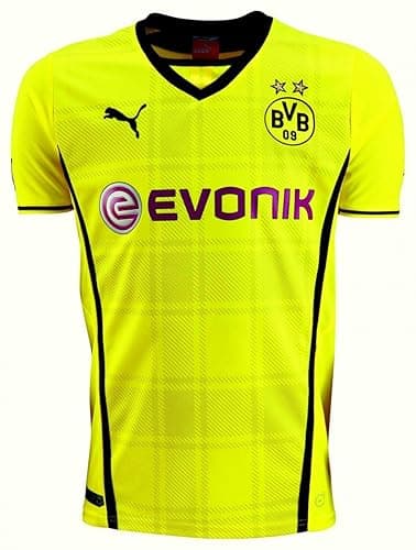PUMA Maillot de Foot pour Homme Logo Borussia Dortmund de Couleur flamboyante - vue 1