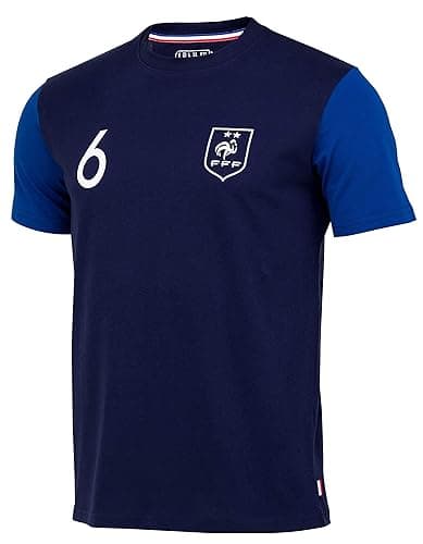 Equipe de FRANCE de football T-Shirt FFF - Paul Pogba - Collection Officielle Taille Homme - vue 1