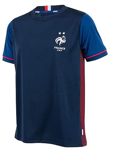 Equipe de FRANCE de football Maillot FFF - 2 étoiles - Collection Officielle Taille Homme