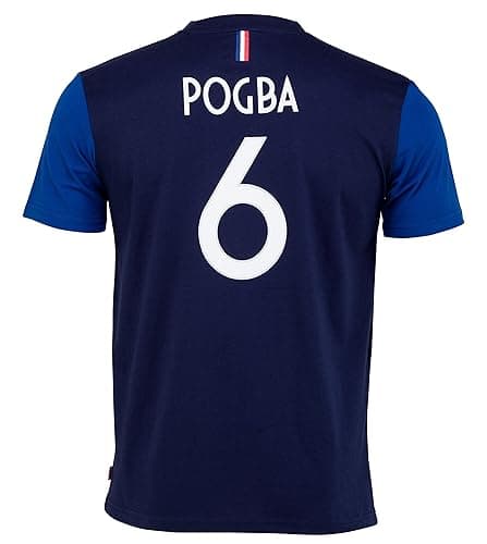 Equipe de FRANCE de football T-Shirt FFF - Paul Pogba - Collection Officielle Taille Homme - vue 2