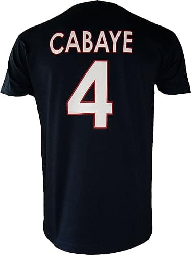 PARIS SAINT GERMAIN T-Shirt PSG - Yohan CABAYE - N°4 - Collection Officielle Football Club Ligue 1 - Taille Enfant garçon
