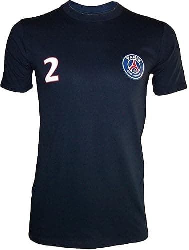 PARIS SAINT GERMAIN T-Shirt PSG - Thiago Silva - N°2 - Collection Officielle Tee Shirt Taille Adulte Homme