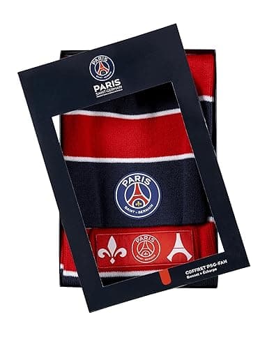 PARIS SAINT GERMAIN Coffret Echarpe + Bonnet PSG - collection officielle Taille unique Adulte et grand ado - vue 3