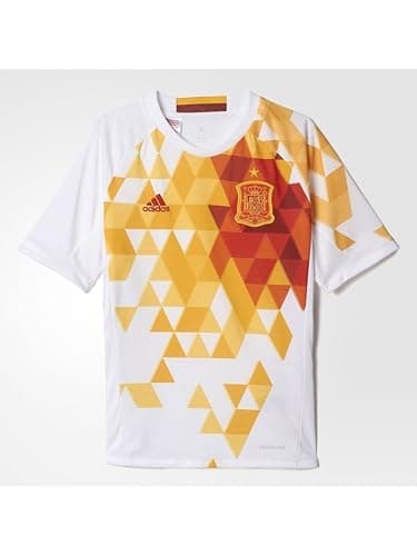 adidas Espagne Extérieur Replica UEFA Euro 2016 Maillot manches courtes Garçon
